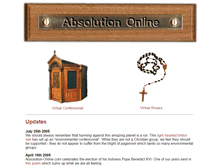 Tablet Screenshot of absolution-online.com